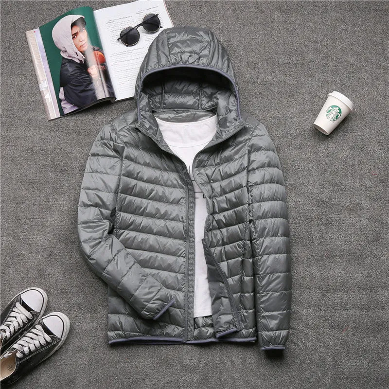 Sports Hooded Winter Wear Duck Down Jacket
