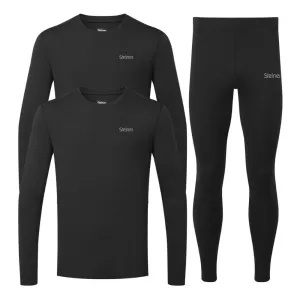 Steiner Mens Soft-Tec Active Base Layer Bundle (Blk/Blk)