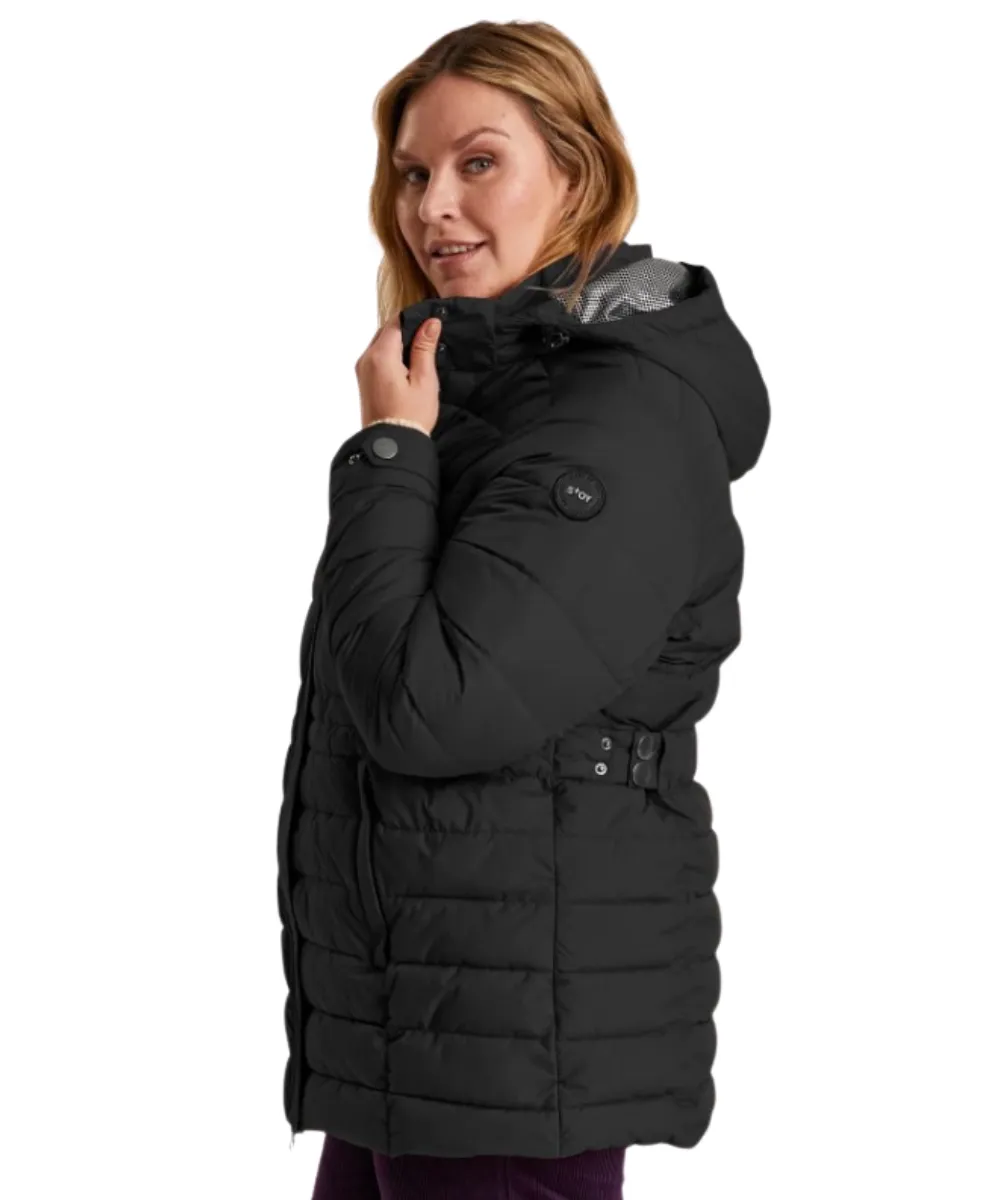 STOY Lina Women’s Puffer Plus Size Jacket Black sizes 20-22