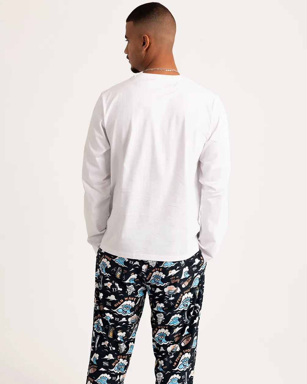 White Basic Long Sleeve Tee