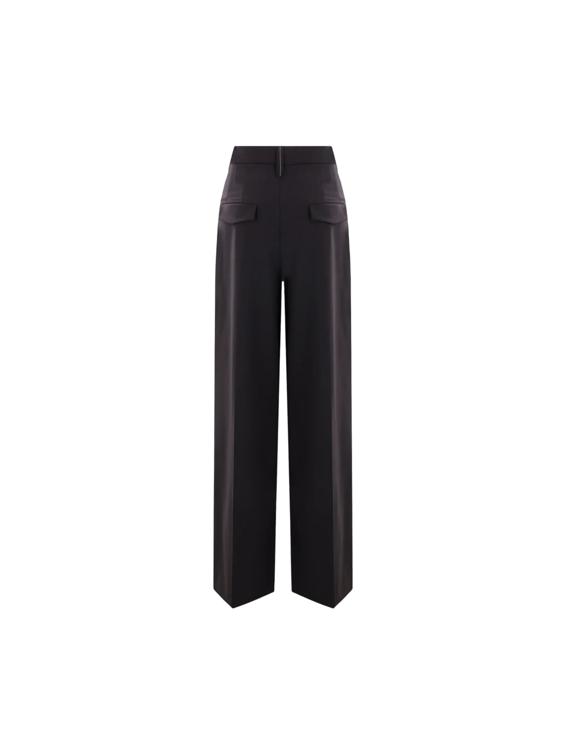 Wide-Leg Trousers in Wool