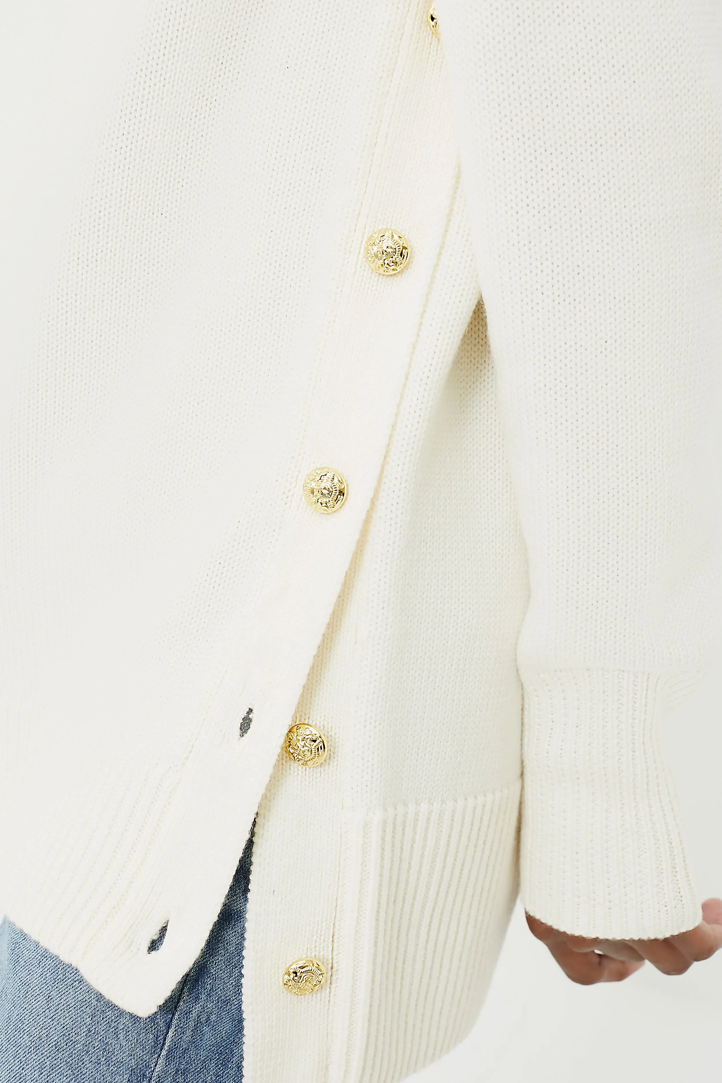 Winter White Bexley Sweater
