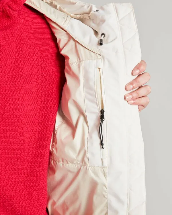 WOMEN'S FRISCO X HOODED DOWN VEST - NATURAL