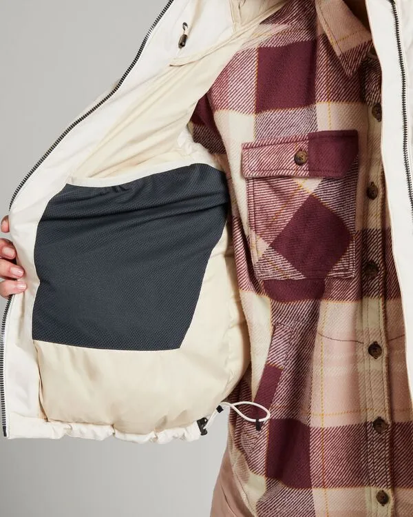 WOMEN'S FRISCO X HOODED DOWN VEST - NATURAL