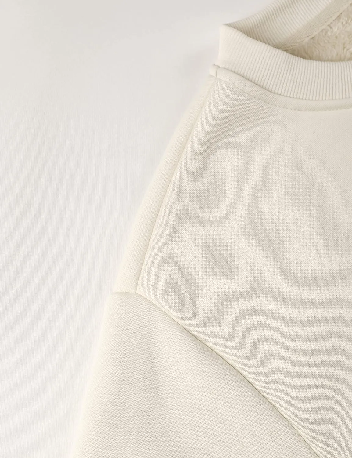 Yeokou Men's Fleece Sweatshirt Sherpa Lined Crewneck Basic Winter Thick Pullover Tops